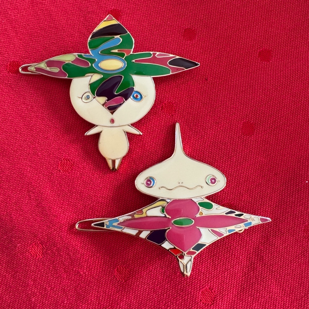 Louis Vuitton Hairpin Barrette Collaboration with Takashi Murakami